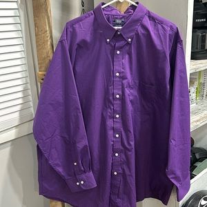 Izod, purple dress shirt